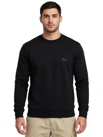 Bikkembergs felpa nera uomo mini logo