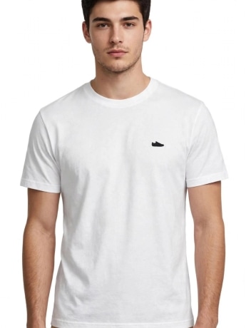 Bikkembergs tshirt bianca uomo mini logo
