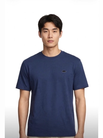 Bikkembergs tshirt blu uomo mini logo