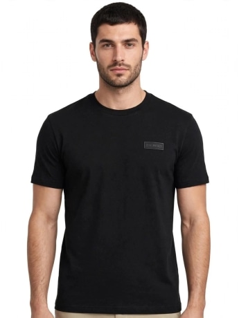 Bikkembergs tshirt nera uomo mini logo