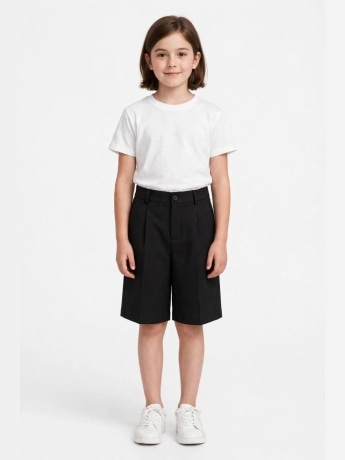 Kocca shorts nero bambina mini logo
