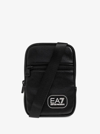 Ea7 tracolla nera uomo logo sul fondo