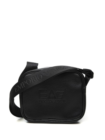 Ea7 tracolla nera uomo con logo