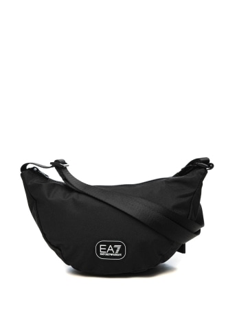 Ea7 tracolla nera uomo con logo