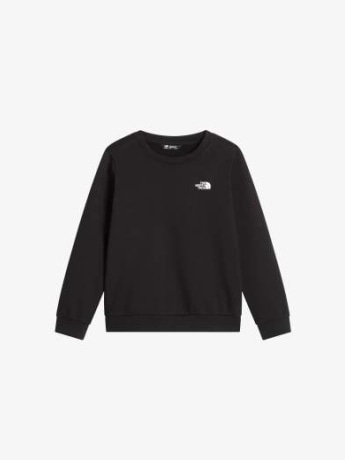 The North Face felpa nera bambino mini logo