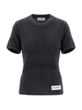 Hinnominate maglia nera donna mini logo