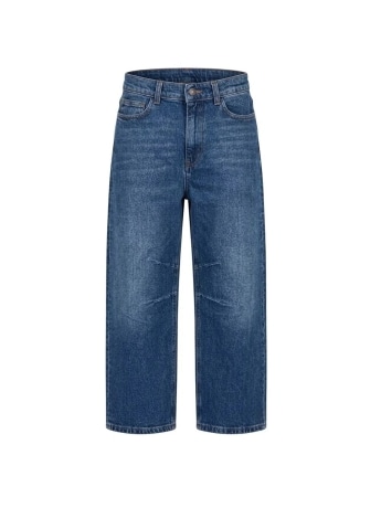 Palm Angels pantalone in denim bambino con logo