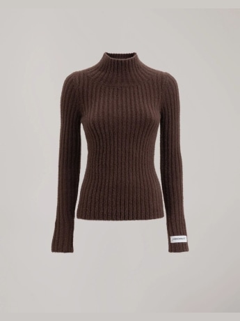 Hinnominate maglia marrone donna mini logo