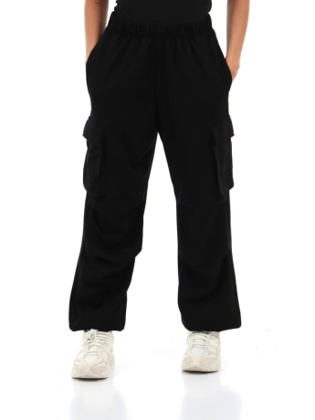 Hinnominate pantalone nero donna mini logo