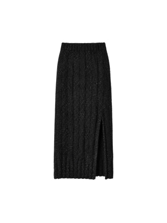 Gaelle gonna nera donna mini logo