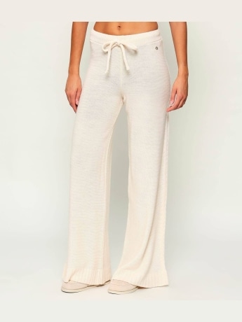 Gaelle pantalone crema donna mini logo
