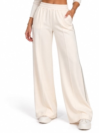 Gaelle pantalone crema donna mini logo