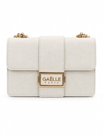 Gaelle borsa crema donna maxi logo