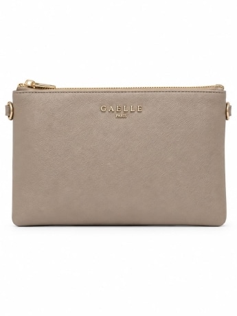 Gaelle pochette beige donna mini logo