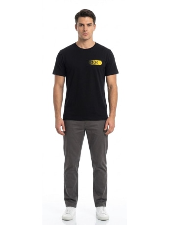 G2firenze tshirt nera uomo logo sul petto