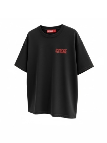 G2firenze tshirt nera uomo maxi logo sul retro