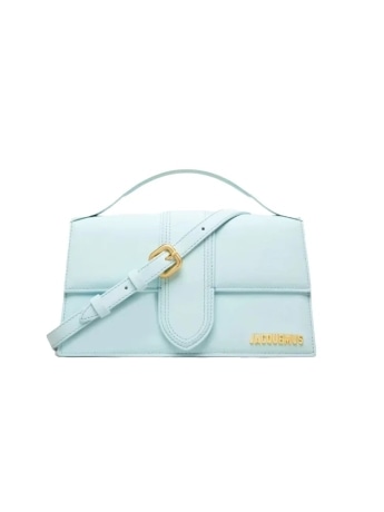 Jacquemus borsa celeste polvere donna mini logo