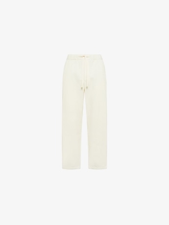 Sun68 pantalone panna uomo mini logo sul lato