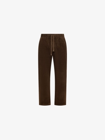 Sun68 pantalone marrone uomo mini logo sul lato