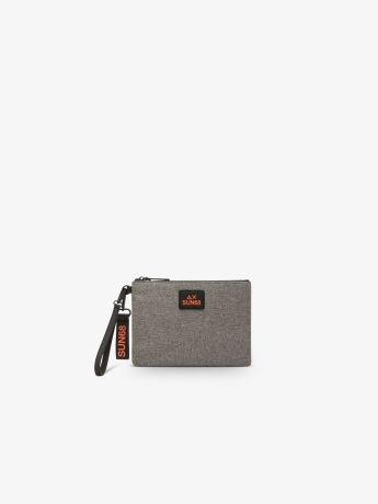 Sun68 pochette grigio uomo mini logo