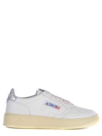 Autry scarpe bianche donna retro silver